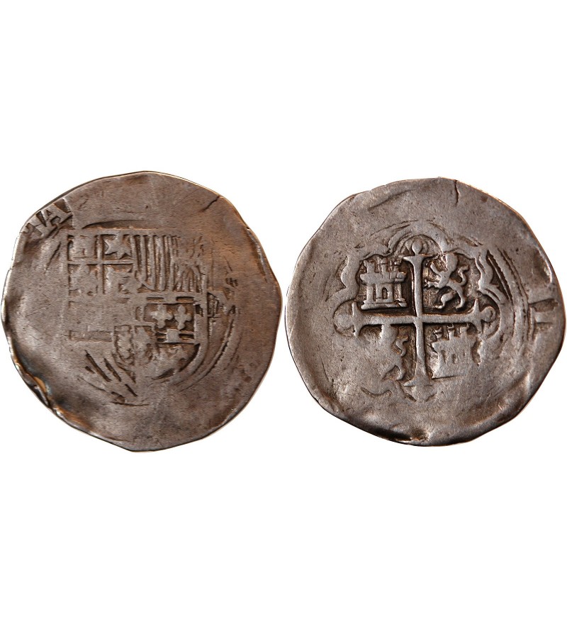 MEXIQUE, PHILIPPE II - 1 REAL ARGENT 1556 / 1598 MEXICO