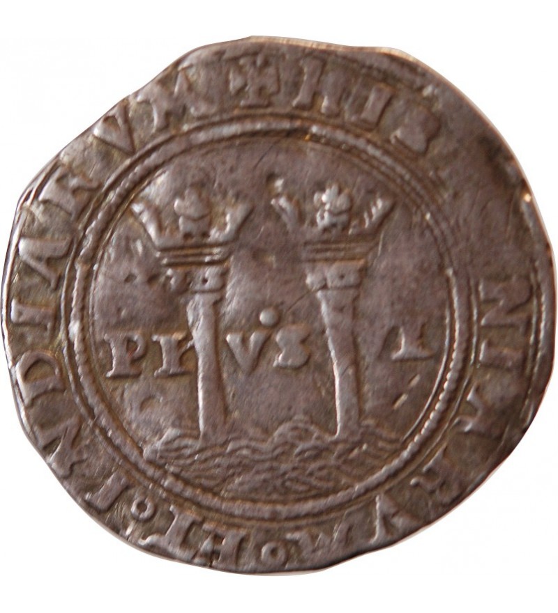 MEXIQUE, CHARLES II - 4 REALES ARGENT﻿ 1665 / 1700