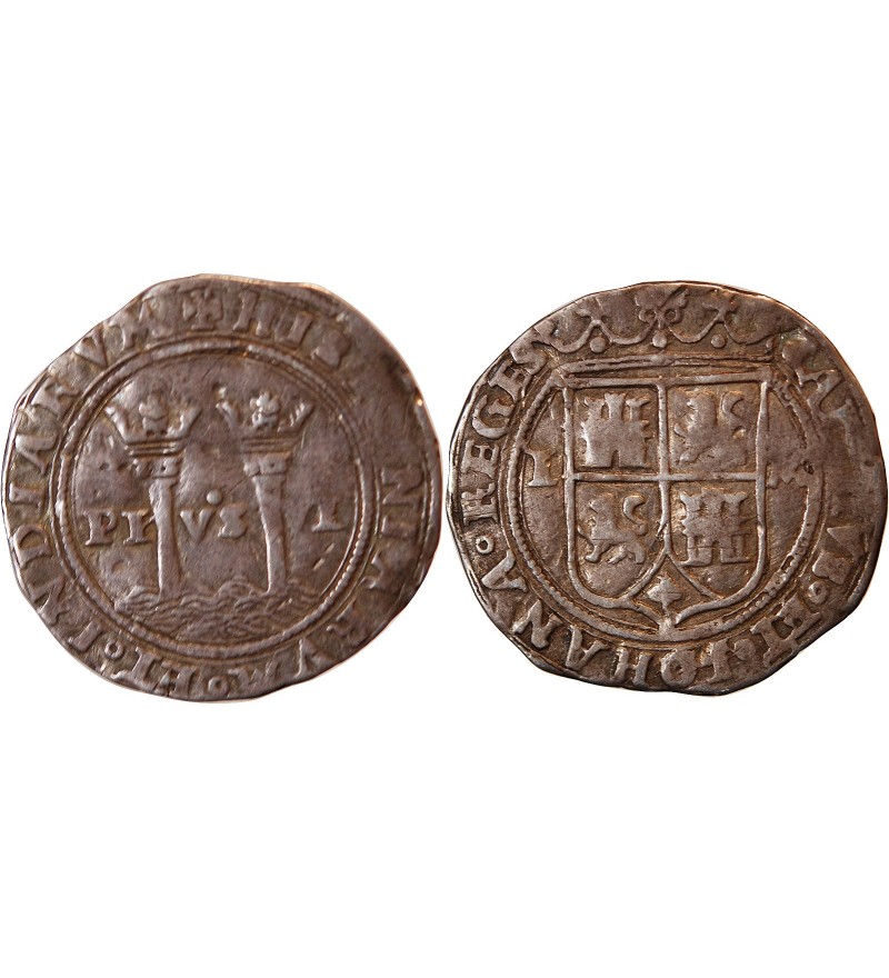 MEXIQUE, CHARLES II - 4 REALES ARGENT﻿ 1665 / 1700