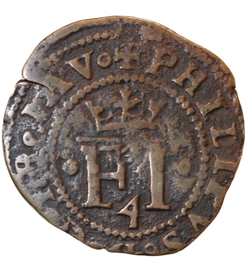 ESPAGNE, PHILIPPE IV - 4 CORNADOS PAMPLUNE 1621 / 1665