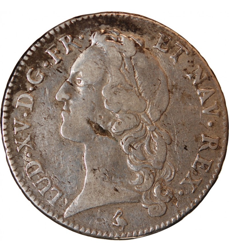 LOUIS XV - ECU AU BANDEAU 1762 A PARIS