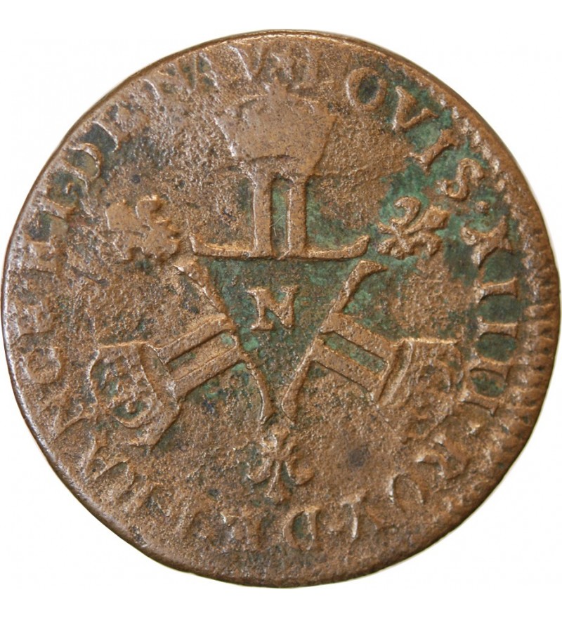 LOUIS XIV﻿ - 6 DENIERS DIT "DARDENNE" 1711 N MONTPELLIER