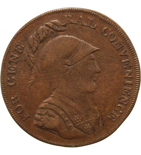 ANGLETERRE, GENERAL CONVENIENCE - JETON DE 1797