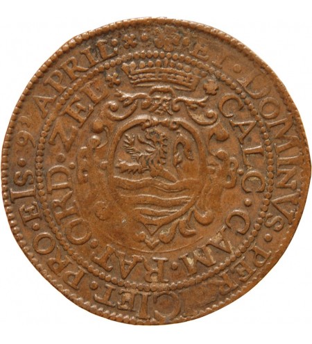 PROVINCES UNIES ZELANDE - JETON DE COMPTE DE LA CHAMBRE DE ZELANDE 1609