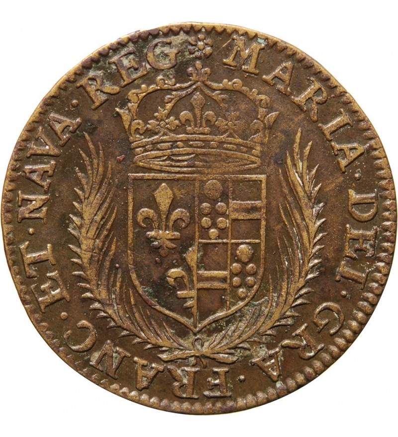 MARIE DE MEDICIS - JETON LAITON 1601