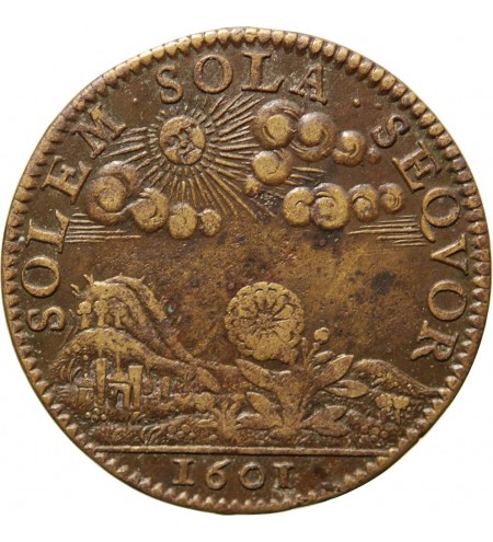 MARIE DE MEDICIS - JETON LAITON 1601