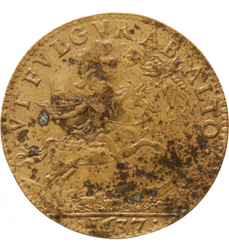 ORDINAIRE DES GUERRES, LOUIS XIII - JETON LAITON 1367