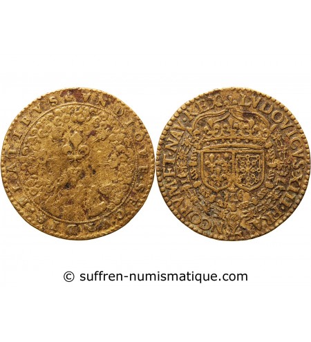 LOUIS XIII - JETON LAITON 1610 / 1643 R1