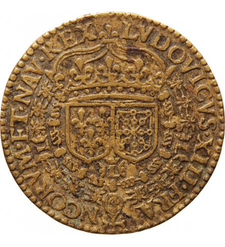 LOUIS XIII - JETON LAITON 1610 / 1643 R1
