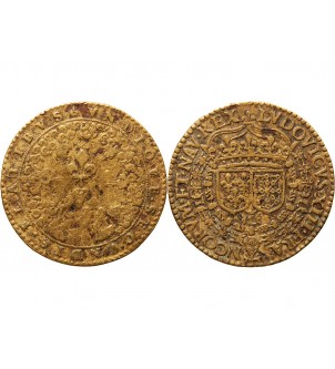 LOUIS XIII - JETON LAITON 1610 / 1643 R1 2