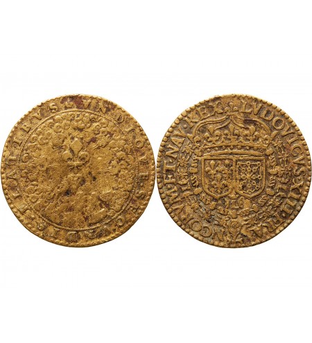 LOUIS XIII - JETON LAITON 1610 / 1643 R1