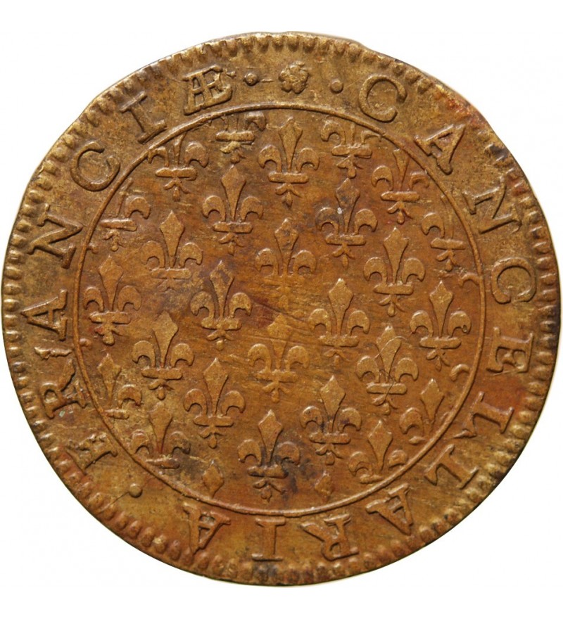 CHANCELLERIE - JETON LAITON 1624 Contremarqué