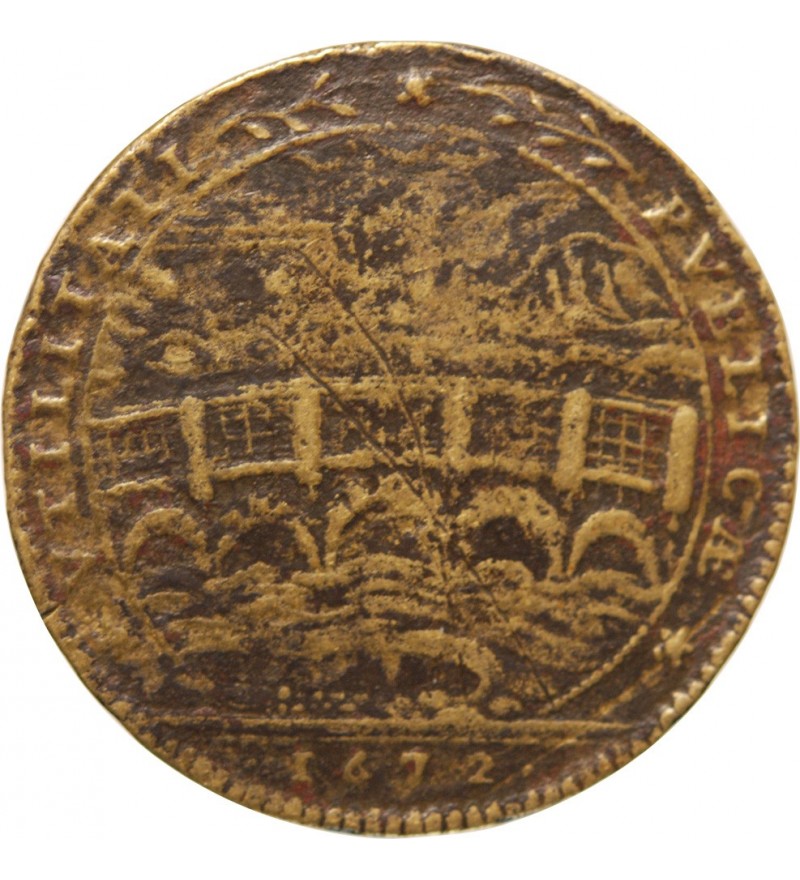 LYON, CONSULAT DE LYON, Jean Francois Philibert - JETON Bronze 1672 R1