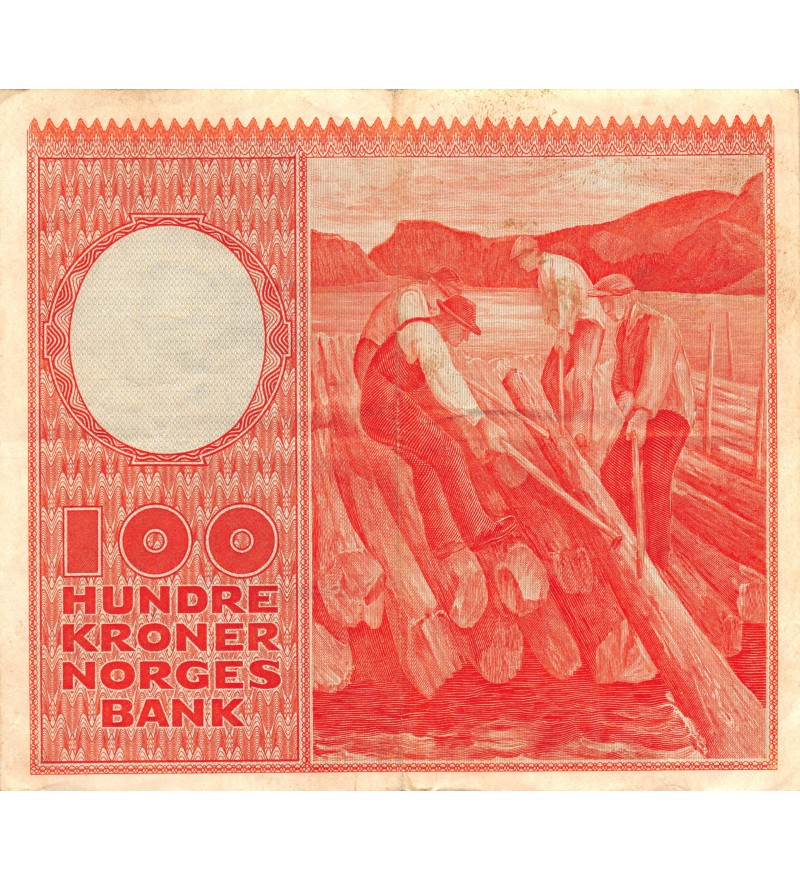 NORVEGE - 100 KRONER 1959