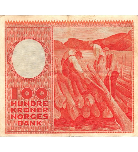 NORVEGE - 100 KRONER 1959