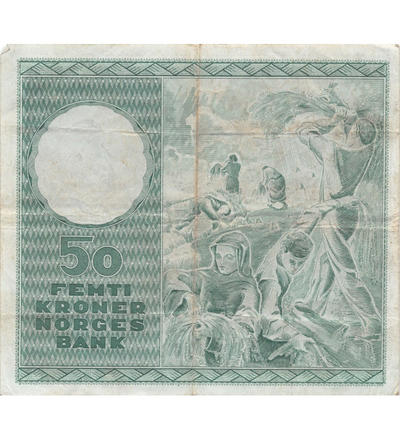 NORVEGE - 50 KRONER 1959