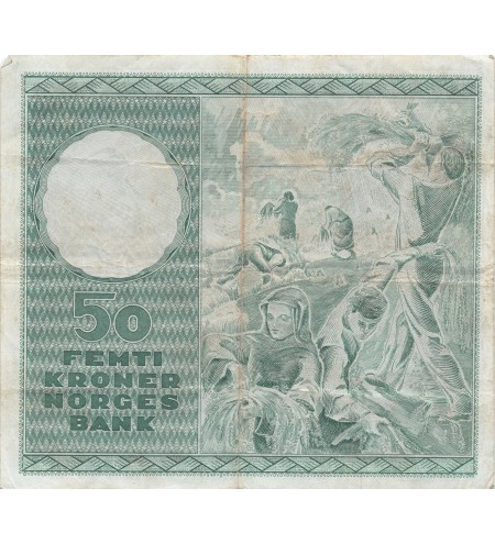 NORVEGE - 50 KRONER 1959