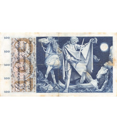 SUISSE - 100 FRANCS 1958