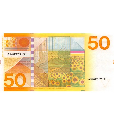 PAYS-BAS, NETHERLANDS - 50 GULDEN 1982