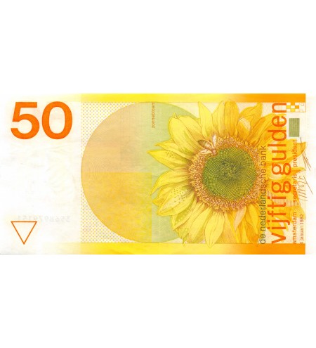 PAYS-BAS, NETHERLANDS - 50 GULDEN 1982