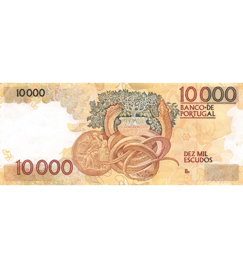 PORTUGAL - 10000 ESCUDOS 1989﻿
