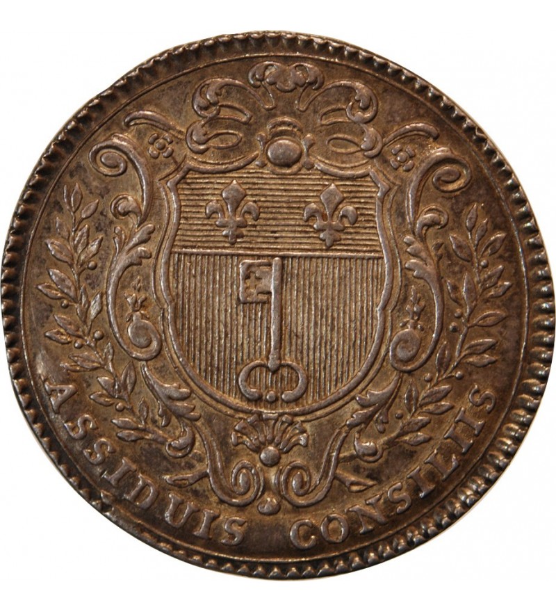 MAIRE D'ANGERS, Jacques-François GOURREAU - JETON ARGENT 1758