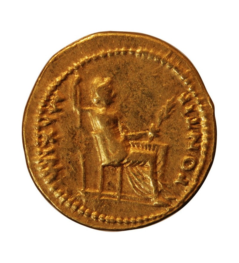 TIBERE - AUREUS OR 14 / 37