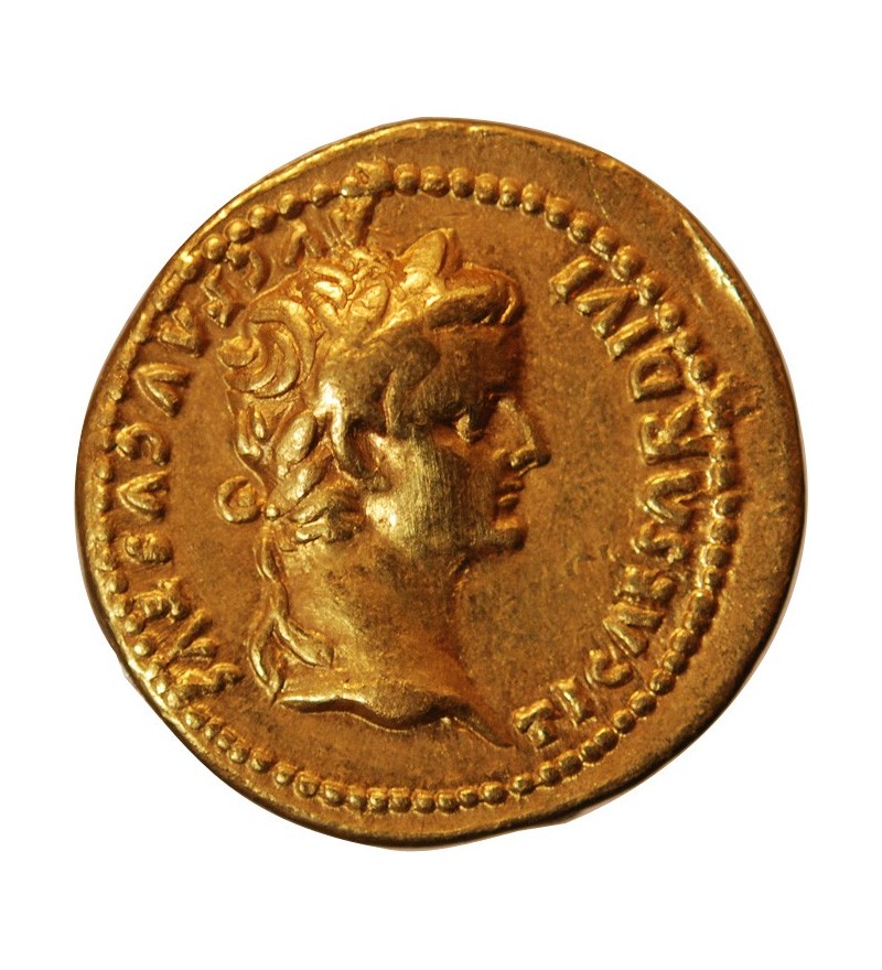 TIBERE - AUREUS OR 14 / 37