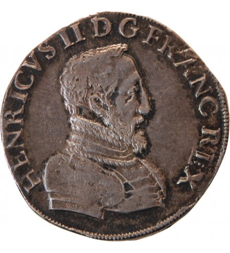 HENRI II - TESTON ARGENT 2ième Type 1559 T NANTES﻿