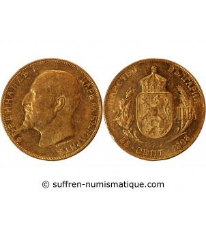 BULGARIE, FERDINAND Ier - 20 LEVA 1894