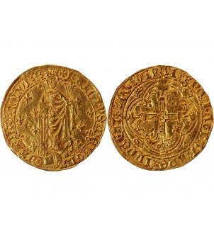 CHARLES VII - ROYAL D'OR LA ROCHELLE 1422 / 1461 R2 2