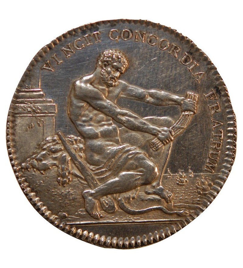 ECHEVINS & MAIRE DE NANTES - ECHEVINS & MAIRE DE NANTES - JETON ARGENT A L'HERCULE R2