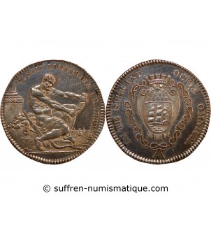 ECHEVINS & MAIRE DE NANTES - ECHEVINS & MAIRE DE NANTES - JETON ARGENT A L'HERCULE R2