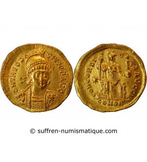 THEODOSE II - SOLIDUS OR