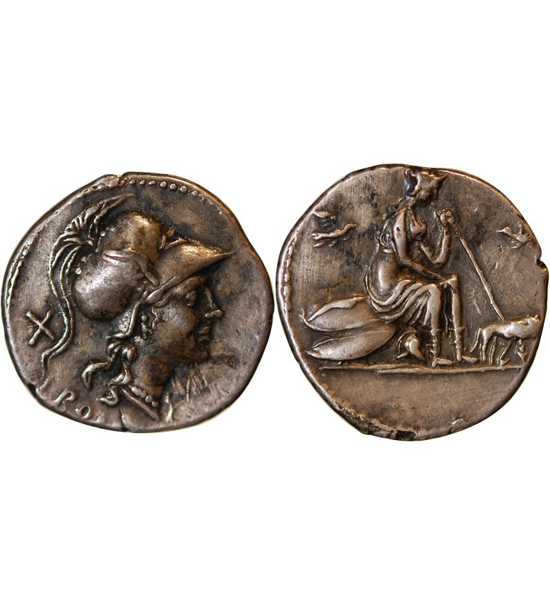 REPUBLIQUE ROMAINE - DENIER 115 / 114 AV JC ROME