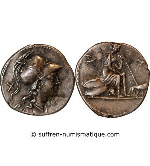 REPUBLIQUE ROMAINE - DENIER 115 / 114 AV JC ROME