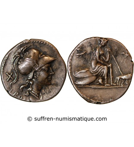 REPUBLIQUE ROMAINE - DENIER 115 / 114 AV JC ROME