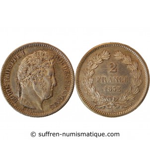 LOUIS PHILIPPE﻿ - 2 FRANCS ARGENT 1832 W LILLE
