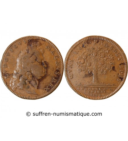 CHAMBRE AUX DENIERS, LOUIS XIV - JETON 1688