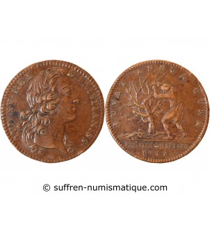 PARTIES ET REVENUES CASUELS, LOUIS XV - JETON 1747