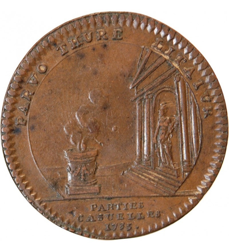 PARTIES ET REVENUES CASUELS, LOUIS XV - JETON 1735
