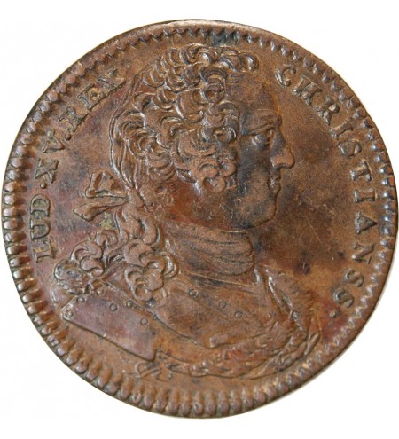 PARTIES ET REVENUES CASUELS, LOUIS XV - JETON 1735