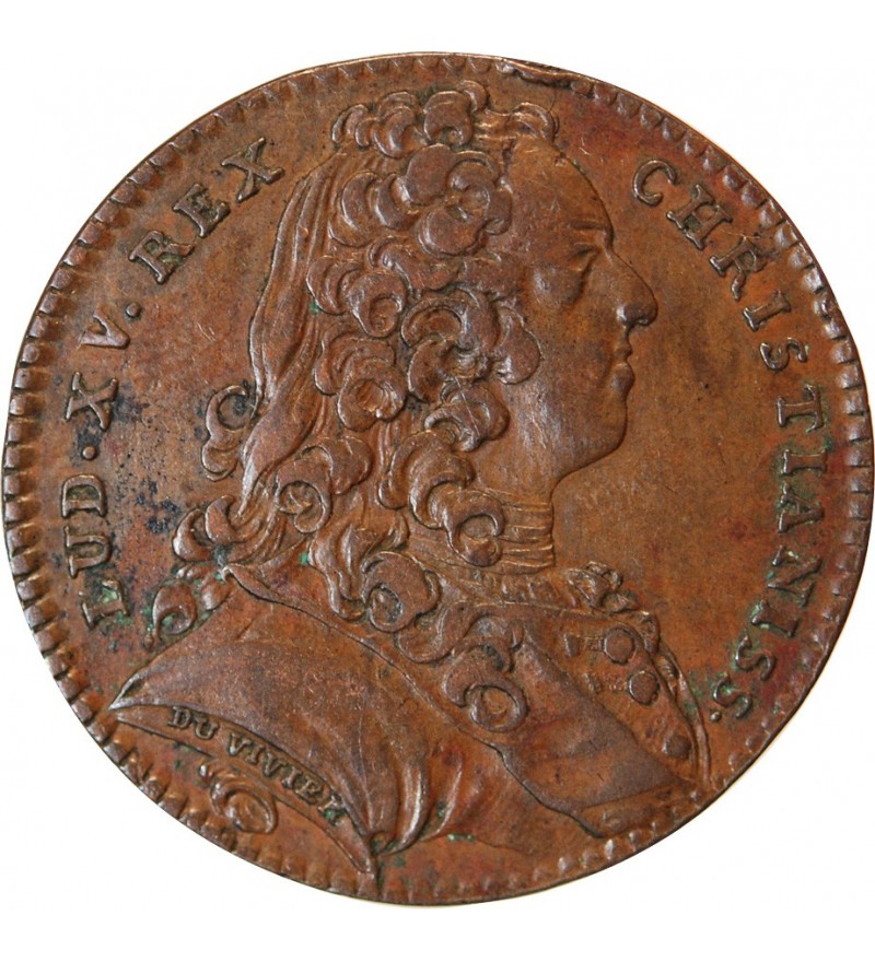 PARTIES ET REVENUES CASUELS, LOUIS XV - JETON 1736