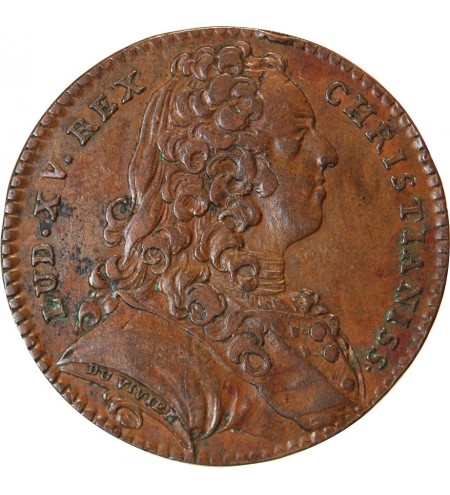 PARTIES ET REVENUES CASUELS, LOUIS XV - JETON 1736
