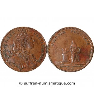 PARTIES ET REVENUES CASUELS, LOUIS XV - JETON 1736