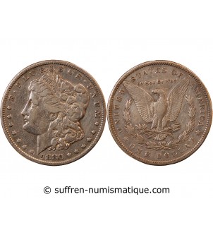 USA - DOLLAR ARGENT 1880 S SAN FRANCISCO﻿ "Morgan Dollar"﻿