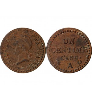 DUPRE - 1 CENTIME AN 8 A PARIS 2