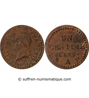 DUPRE - 1 CENTIME AN 8 A PARIS
