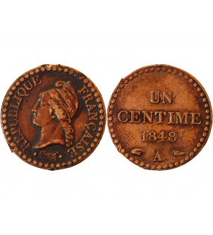 DUPRE - 1 CENTIME 1848 A PARIS 2