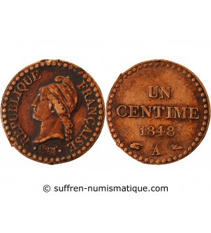 DUPRE - 1 CENTIME 1848 A PARIS
